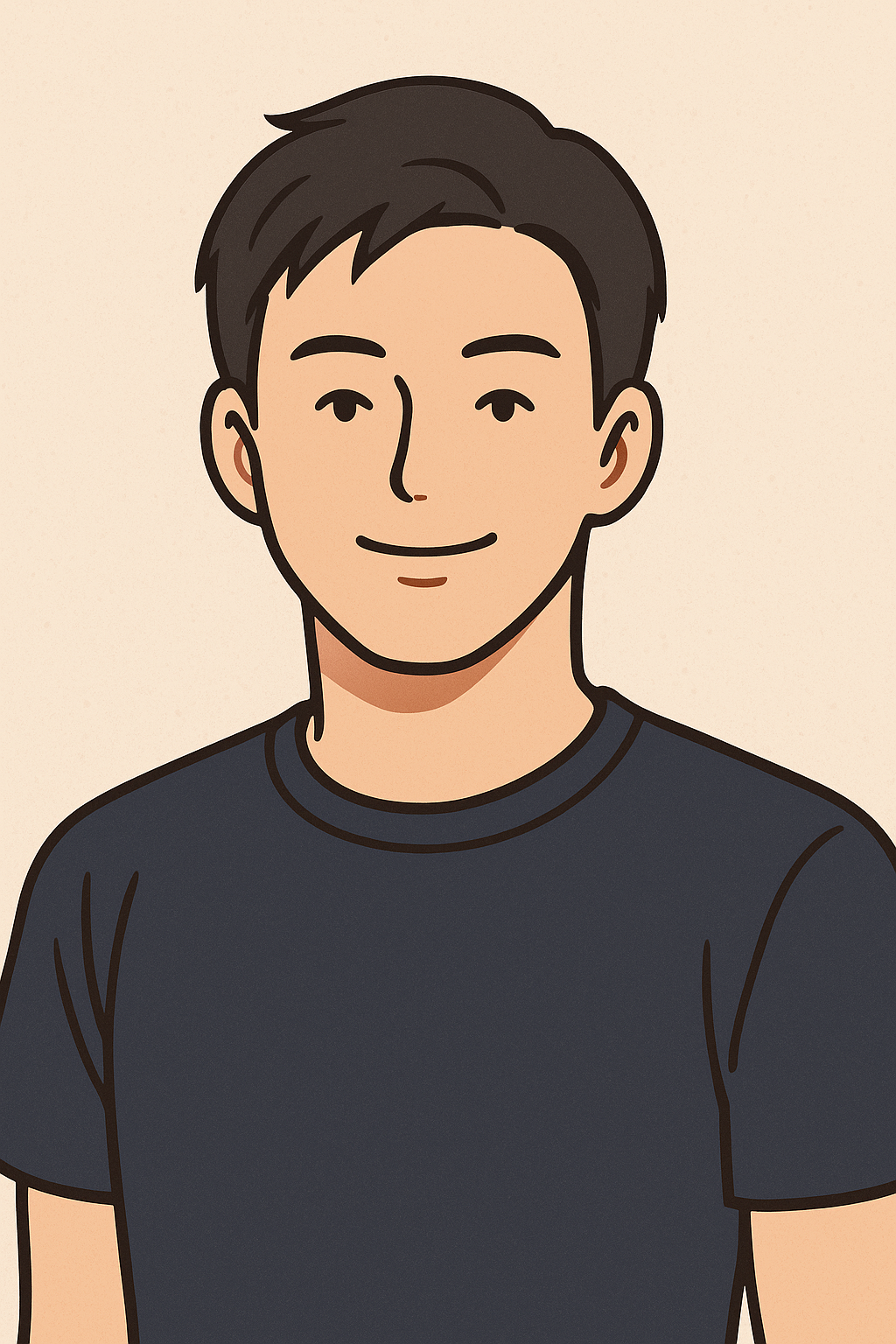 理学療法士として活躍する20代男性